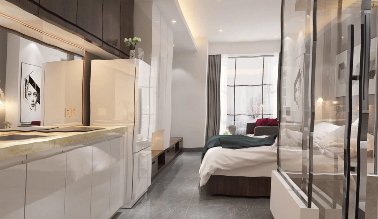 Renovatiewerf met opengebroken muur in rijhuis
